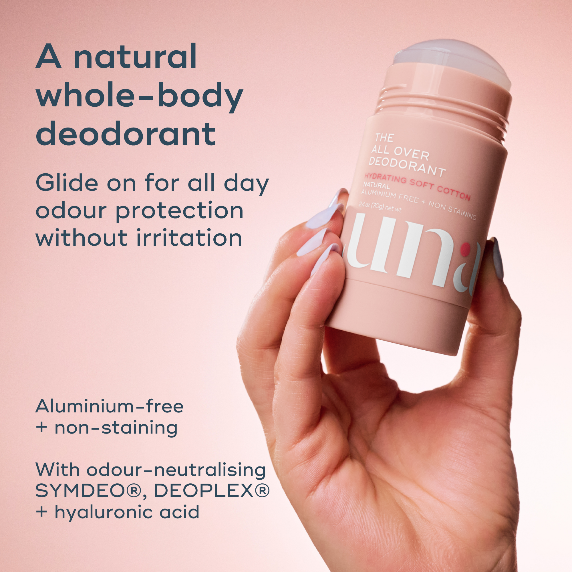 The All Over Deodorant™- Hydrating Soft Cotton