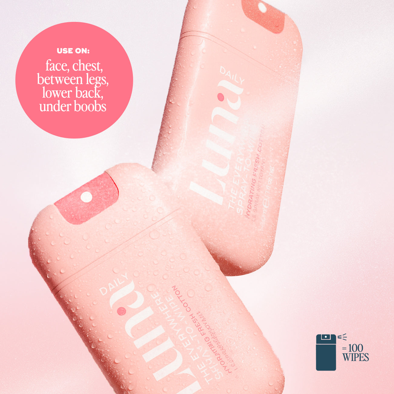 Mini + Mama Spray-To-Wipe - Hydrating Soft Cotton