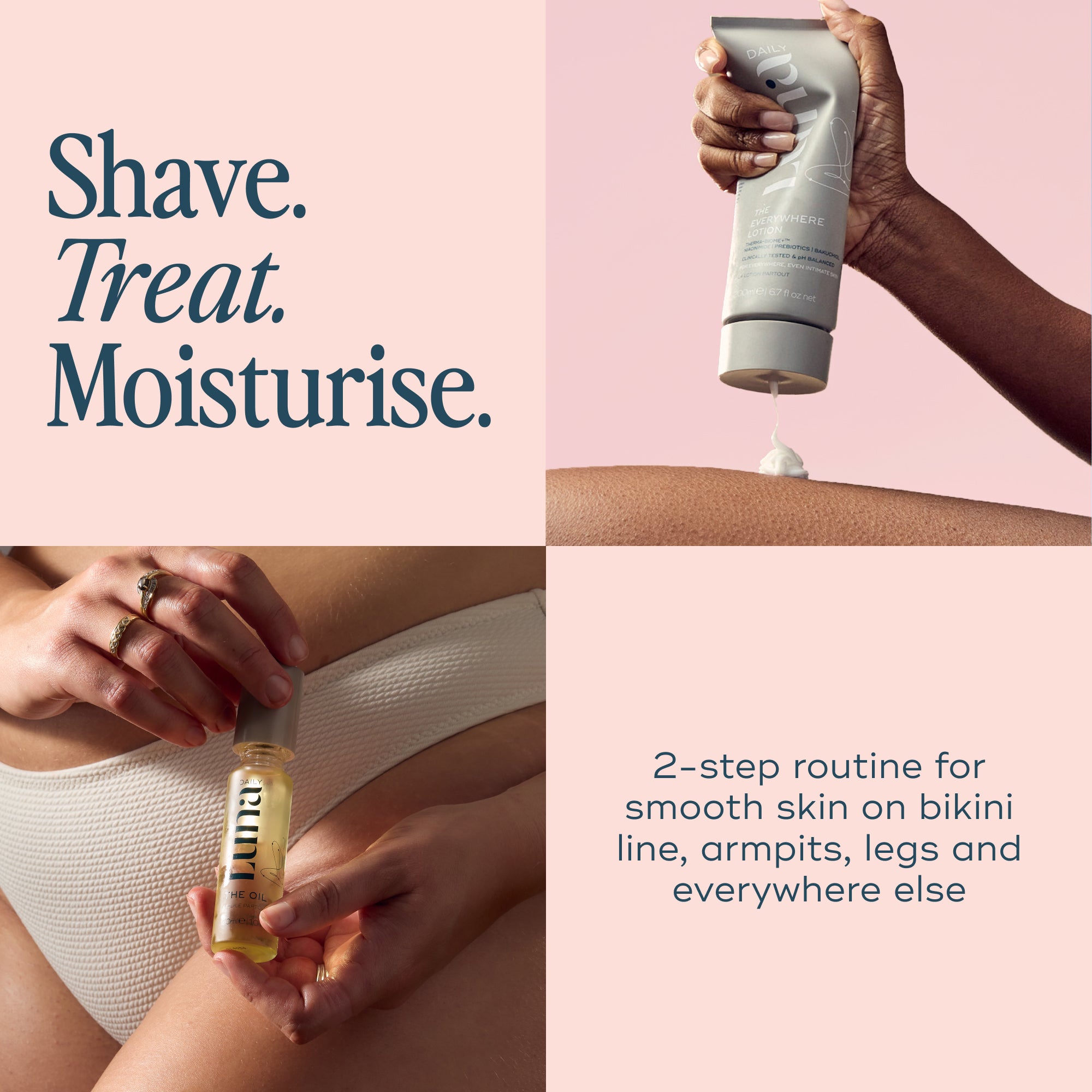 Smooth Skin Saviours - Rid Ingrowns, Redness + Bumps in 2 weeks (+FREE Lotion worth £20)