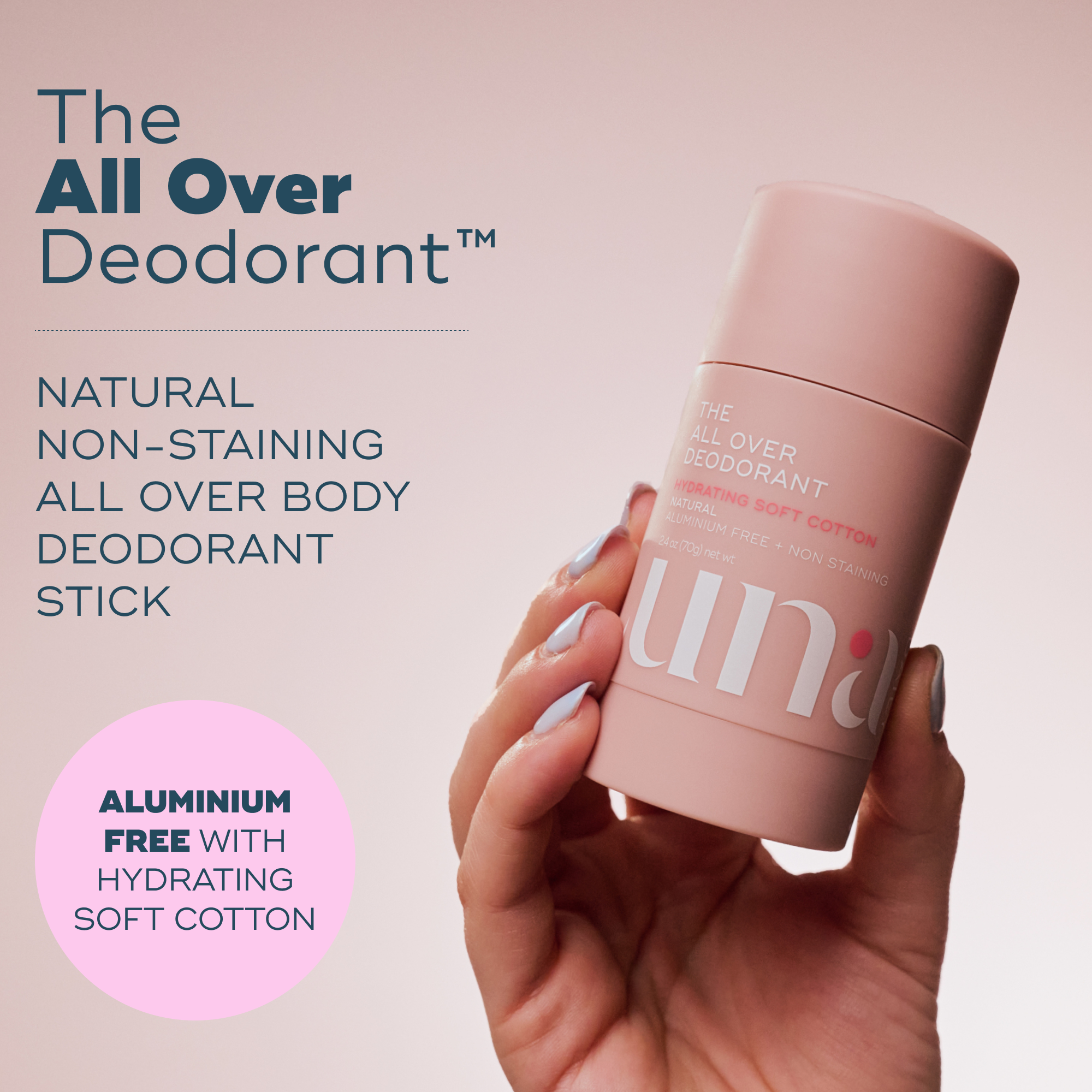 The All Over Deodorant™- Hydrating Soft Cotton