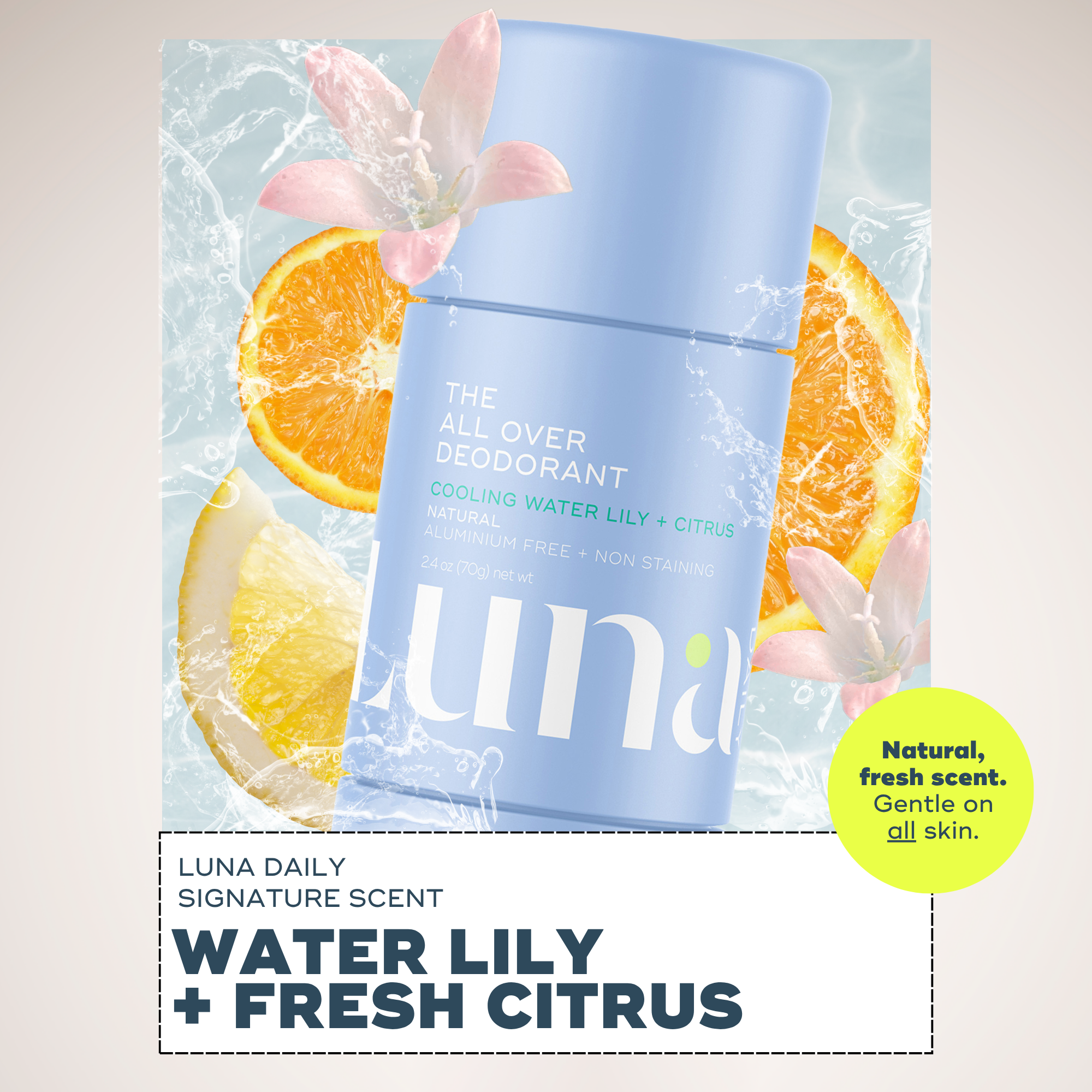 Cool, Soothe & Cleanse | Water Lily + Fresh Citrus