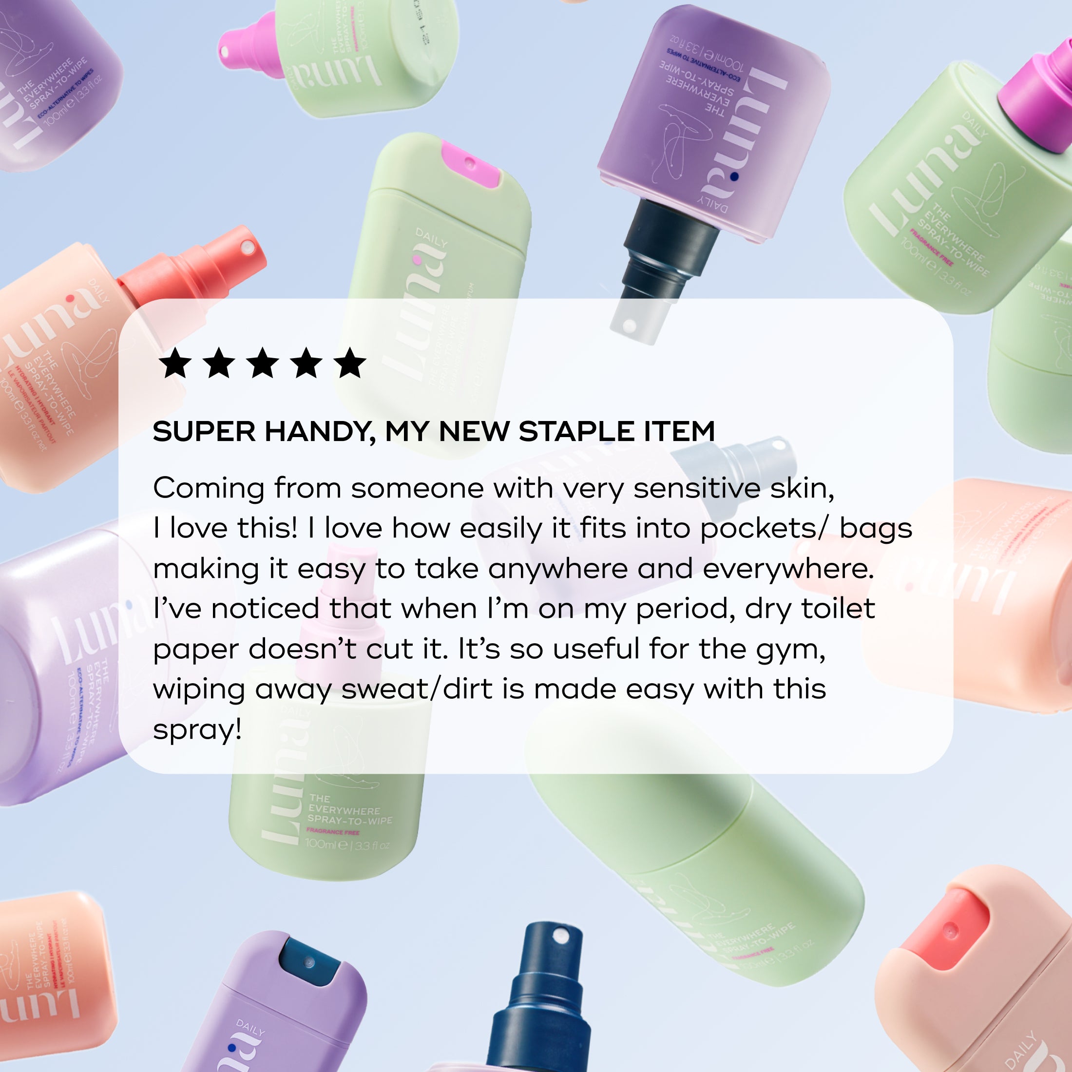 The Everywhere Spray-To-Wipe - Hydrating Soft Cotton