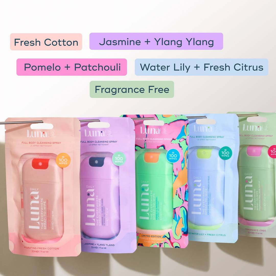 The Everywhere Spray-To-Wipe™ - pH-Balancing Body Cleansing Spray - Pomelo + Patchouli