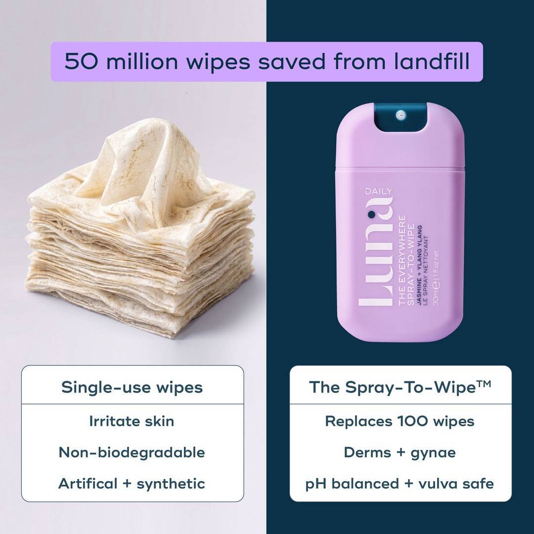 The Everywhere Spray-To-Wipe™ Mini – Jasmine + Ylang Ylang