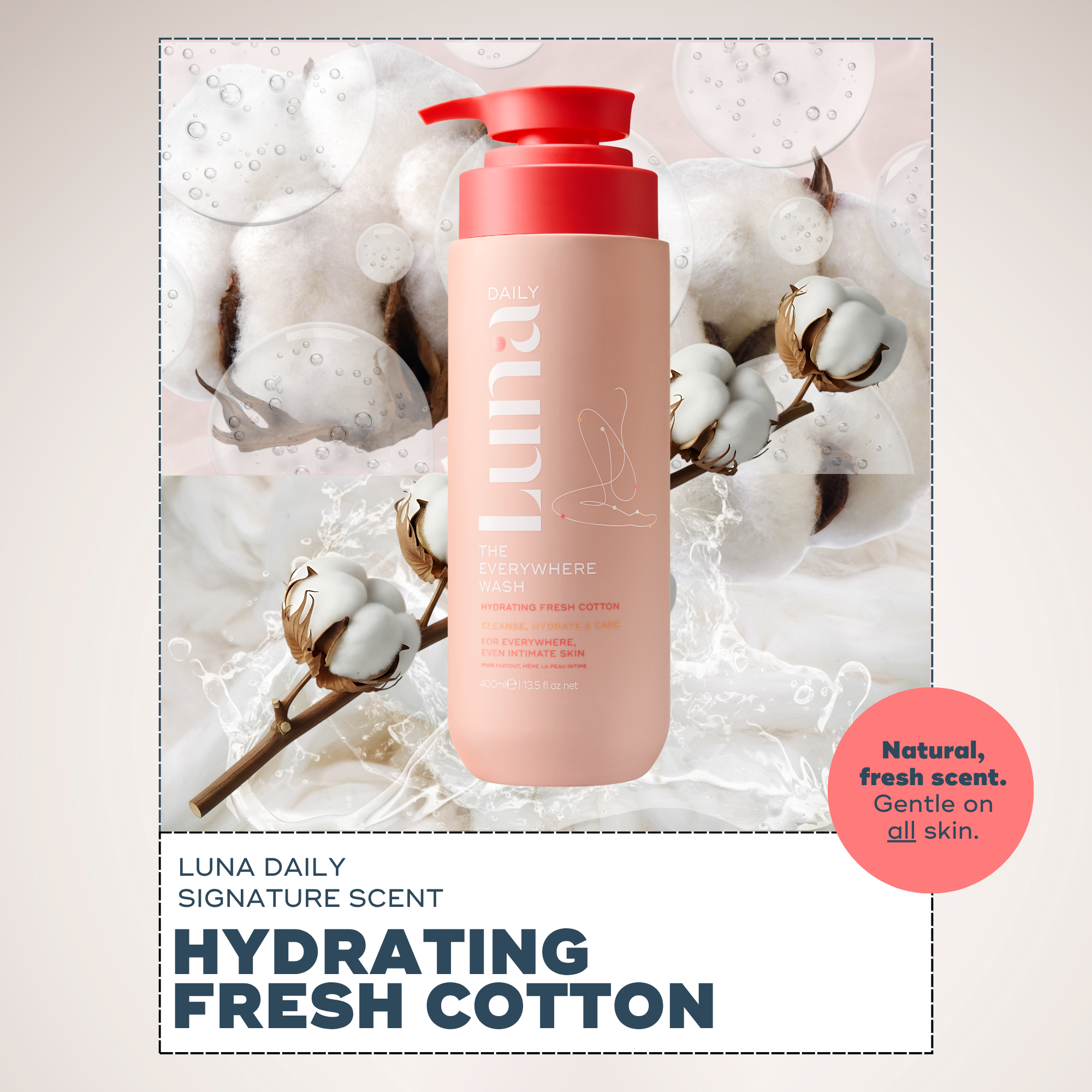 The Hydrating Everywhere Wash™ - Hydrating Soft Cotton