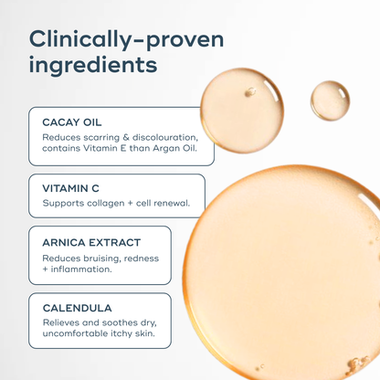 The Skin Support Oil - For Stretch Marks, Hyperpigmentation + Uneven Skin Texture
