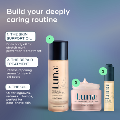 The Skin Support Oil - For Stretch Marks, Hyperpigmentation + Uneven Skin Texture