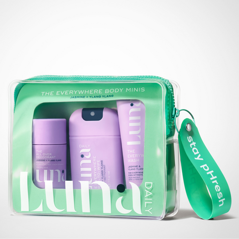 AQUA DE LUNA スキンケア マイルドソープ 80g 3個セット The Hydrating Everywhere Body Minis Kit - 3 step microbiome + pH