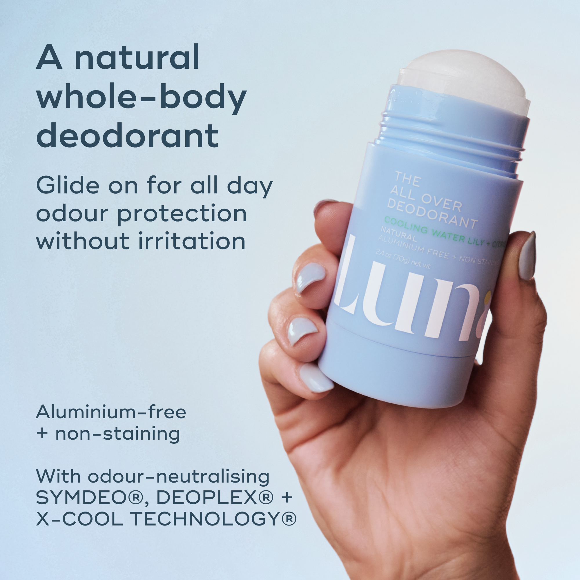 The All Over Deodorant™- Cooling Water Lily + Fresh Citrus