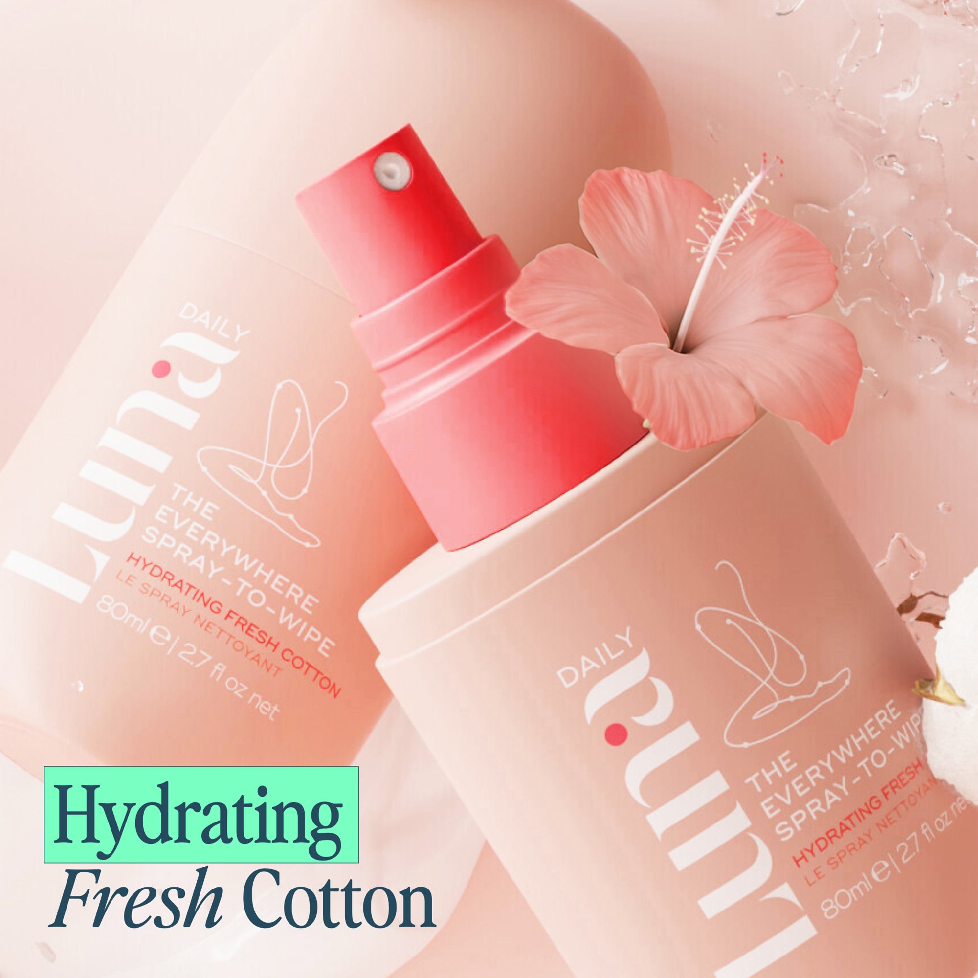 The Everywhere Spray-To-Wipe - Hydrating Soft Cotton