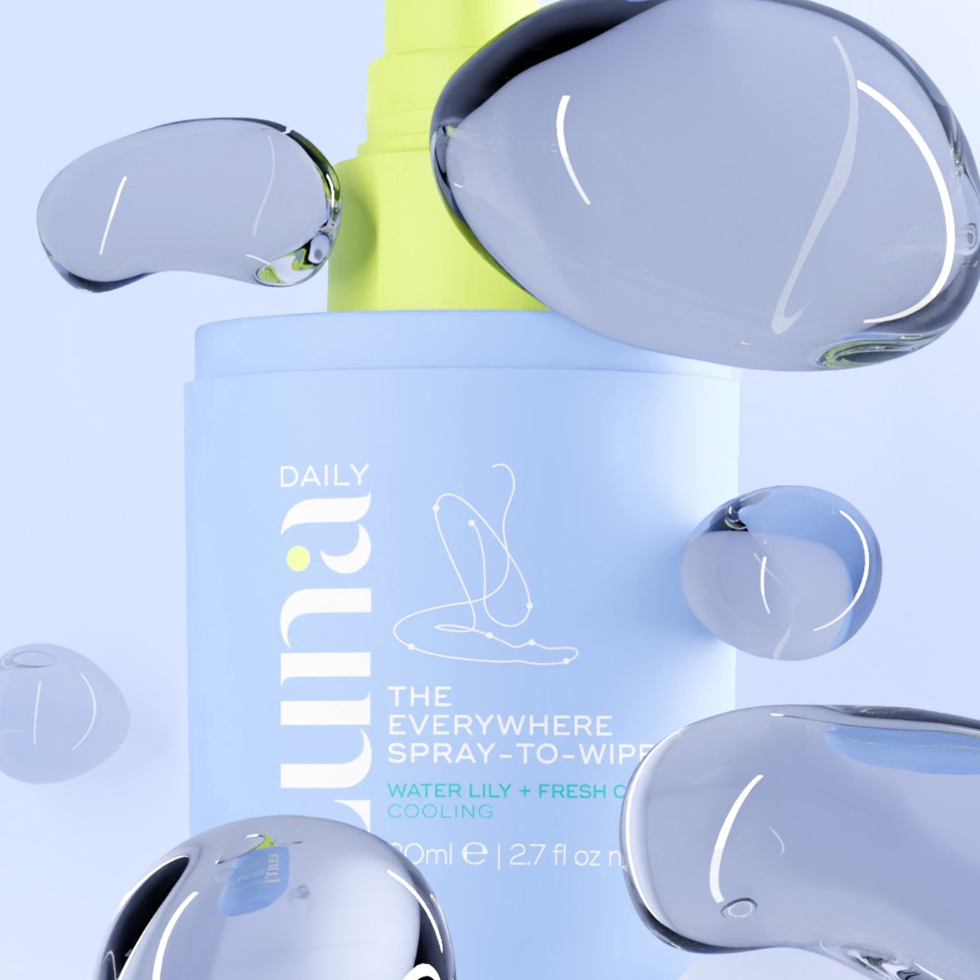 The Everywhere Spray-To-Wipe - Cooling Water Lily + Fresh Citrus