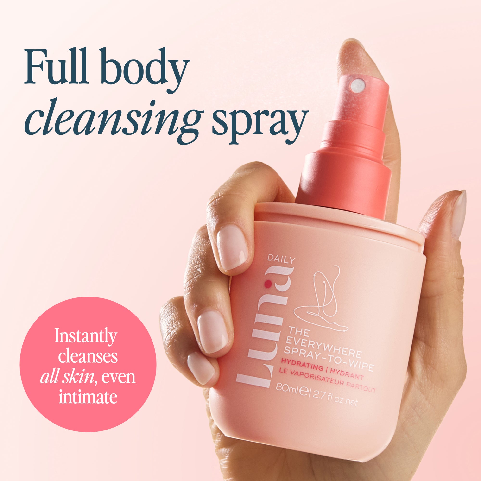 The Everywhere Spray-To-Wipe - Hydrating Soft Cotton