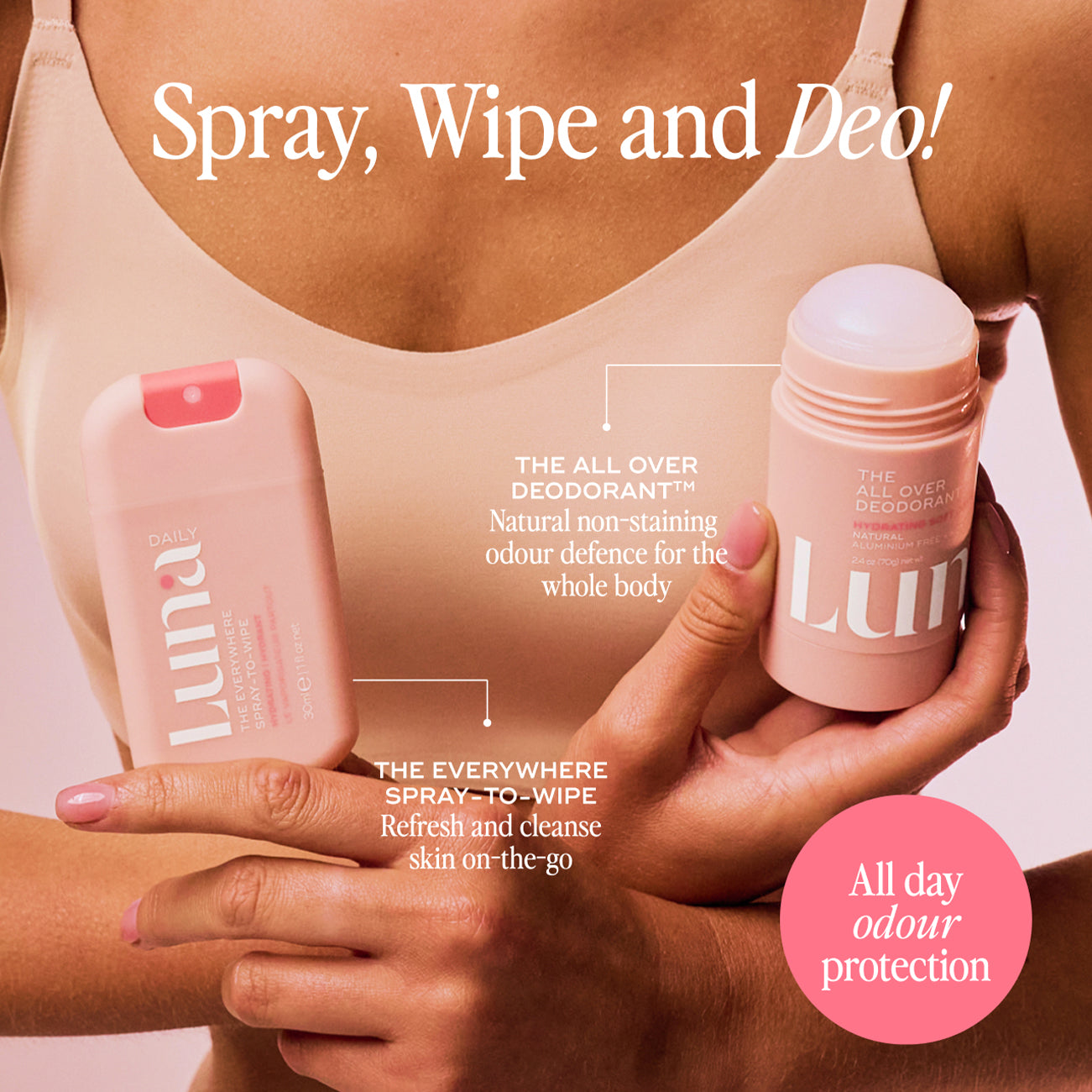 The Everywhere Spray-To-Wipe Mini - Hydrating Soft Cotton