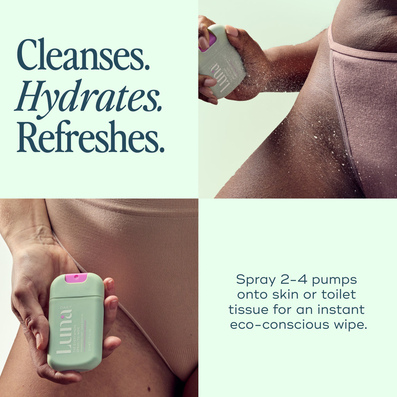 Mini + Mama Spray-To-Wipe - Fragrance Free