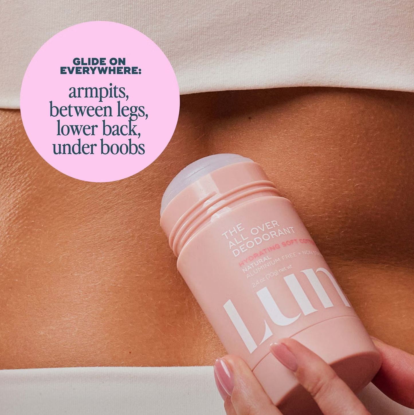 The All Over Deodorant™- Hydrating Soft Cotton
