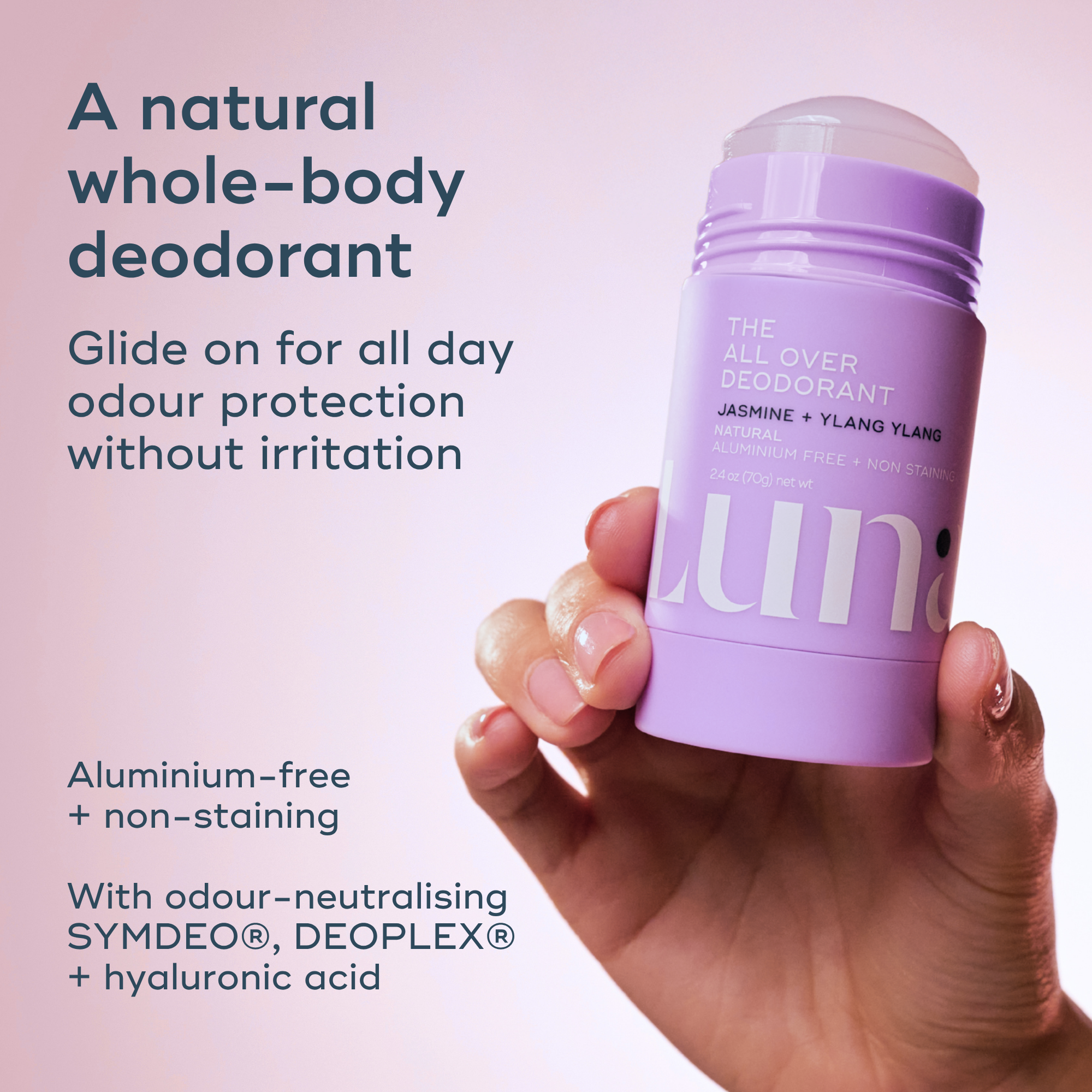 The All Over Deodorant™- Jasmine + Ylang Ylang