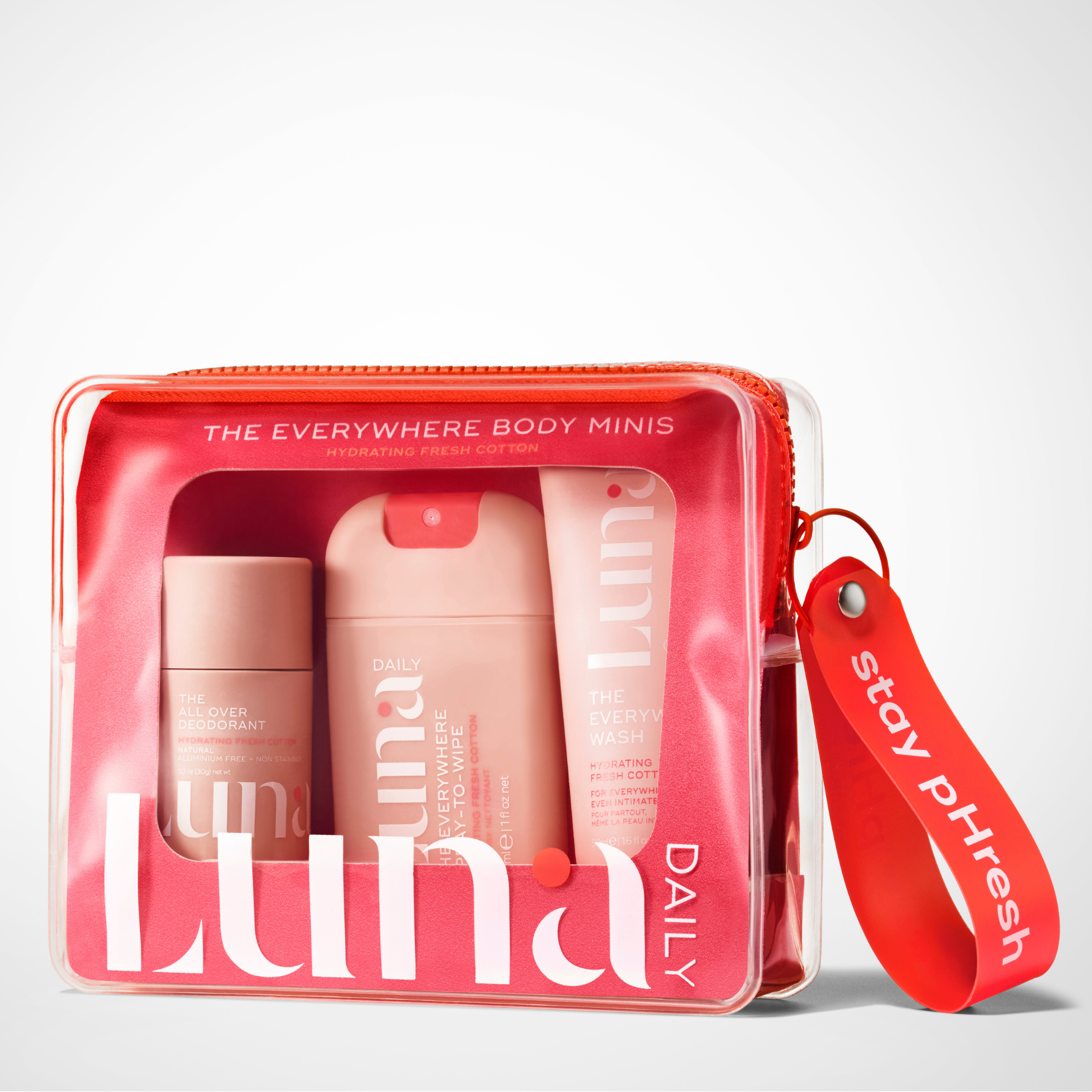 The Everywhere Body Minis Kit - Hydrating Fresh Cotton