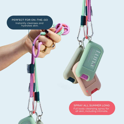 The Hydrating Everywhere Spray-To-Wipe Mini + Lanyard