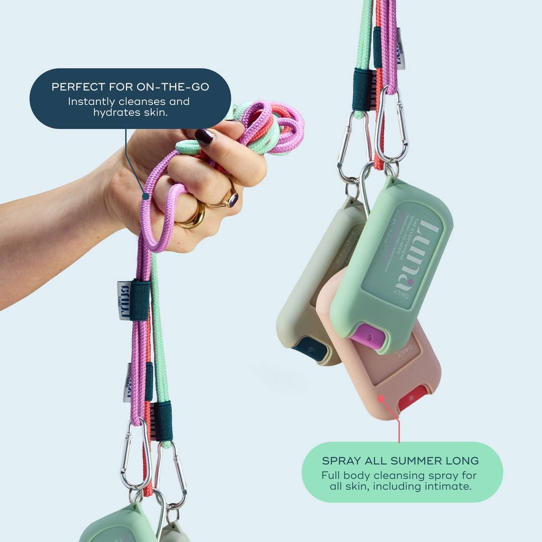 The Everywhere Spray-To-Wipe Mini + Lanyard