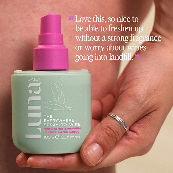 Luna Daily THE FRAGRANCE FREE EVERYWHERE SPRAY-TO-WIPE Wipe