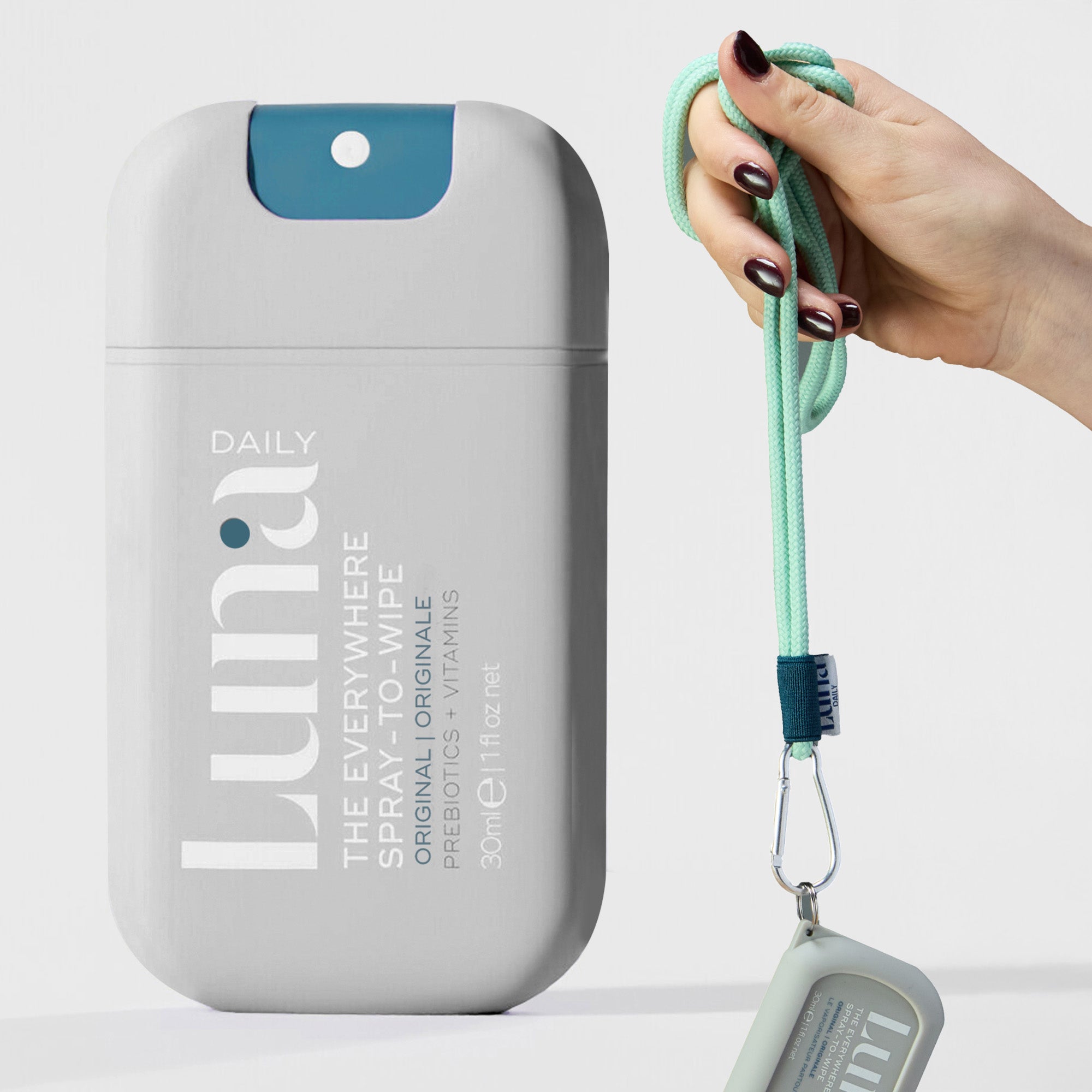 The Everywhere Spray-To-Wipe Mini + Lanyard – Luna Daily
