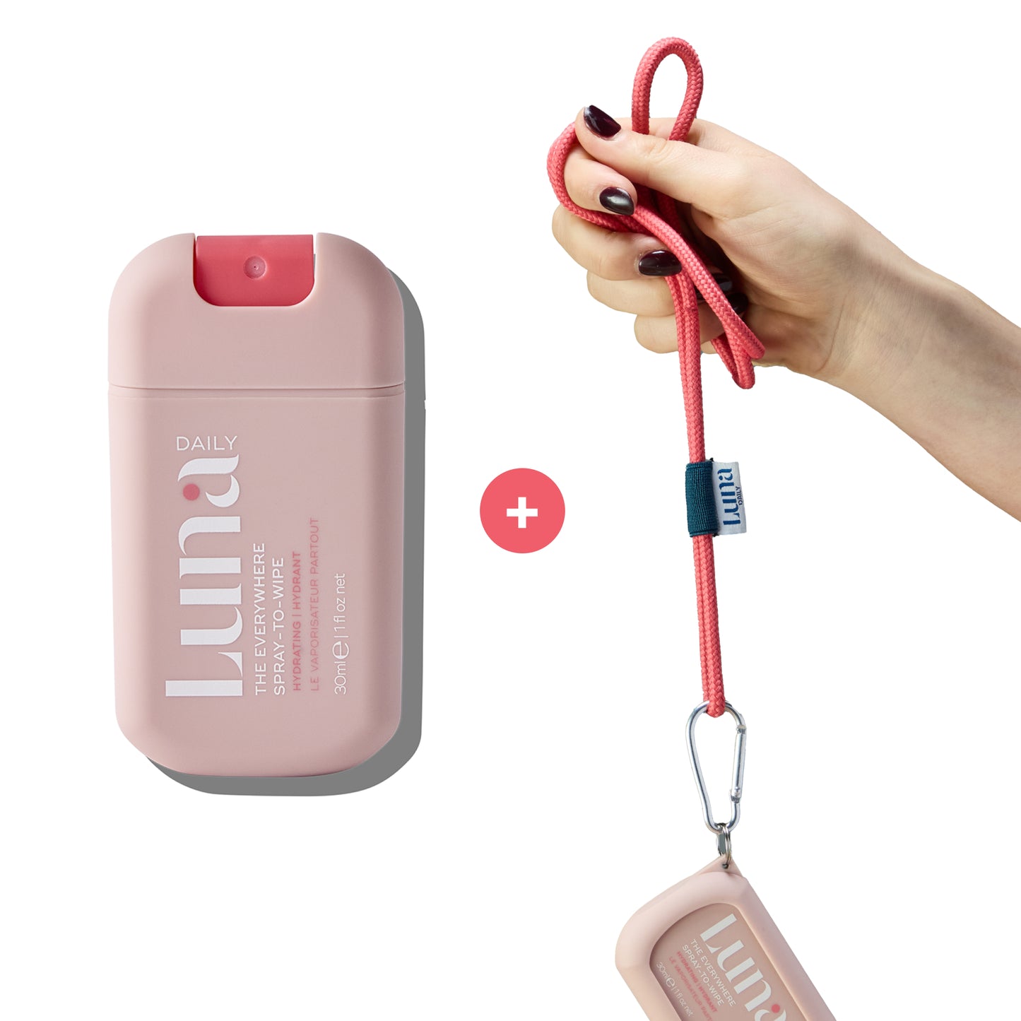 The Hydrating Everywhere Spray-To-Wipe Mini + Lanyard