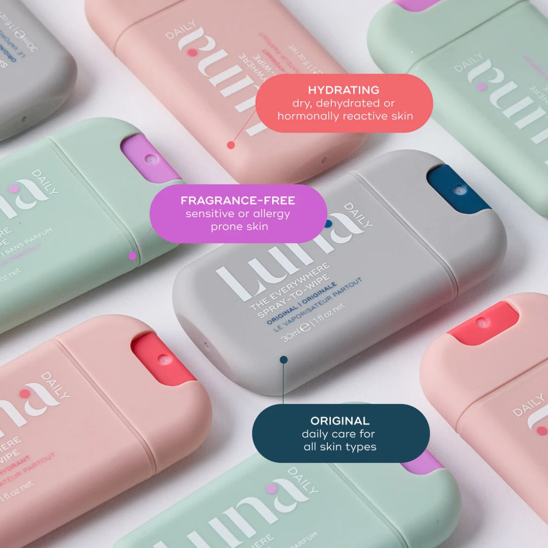 Luna Daily THE HYDRATING EVERYWHERE SPRAY-TO-WIPE MINI Body