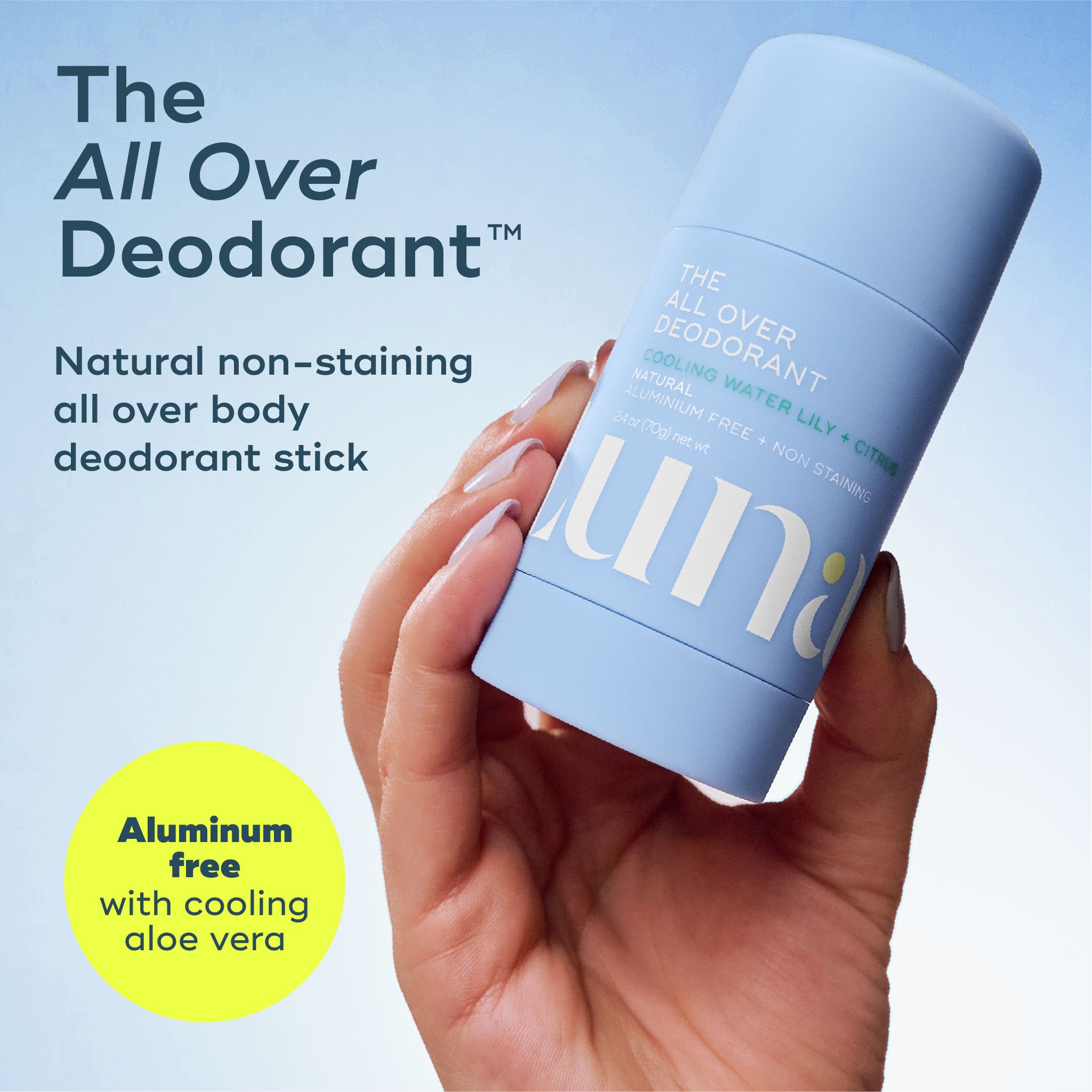 The All Over Deodorant™- Cooling Water Lily + Fresh Citrus