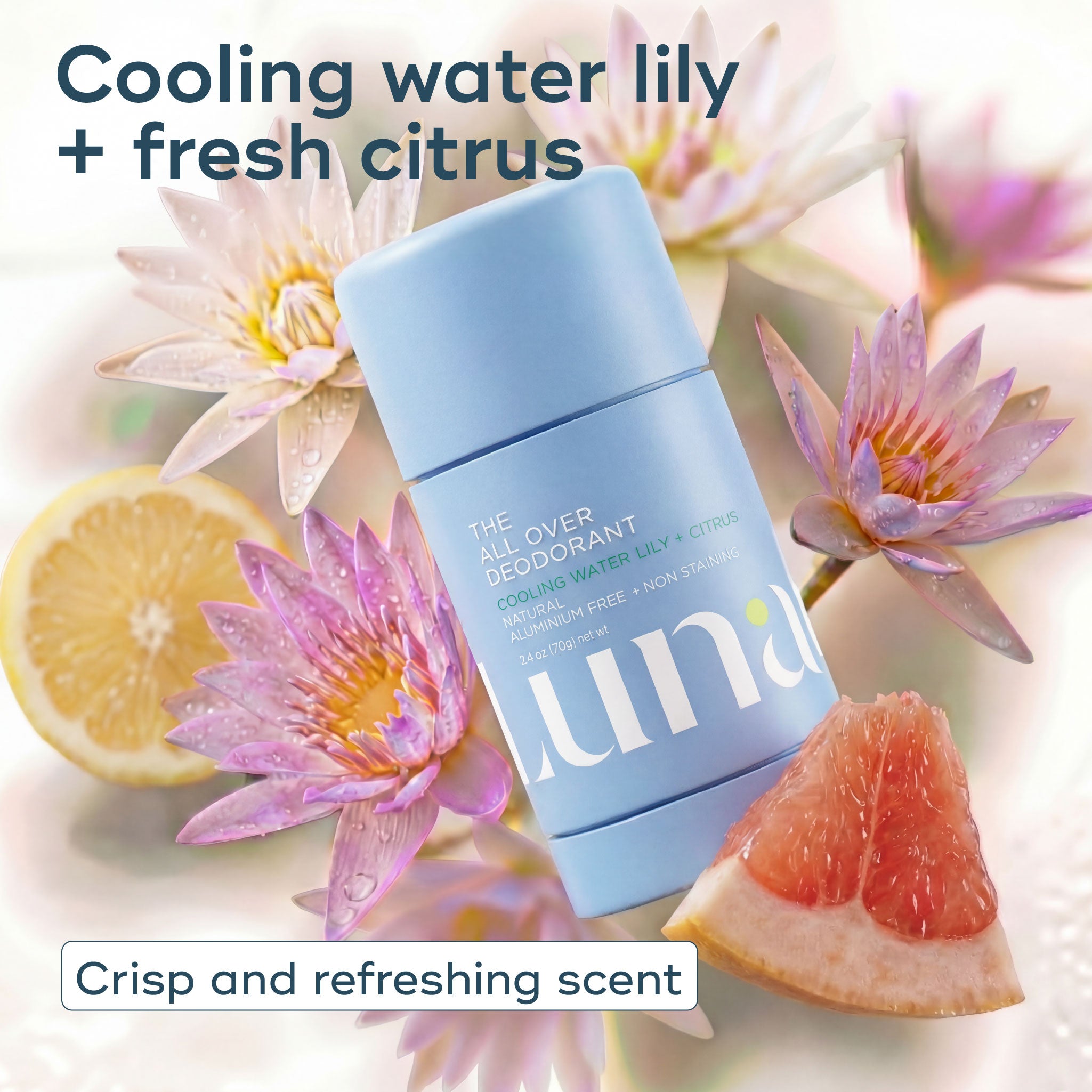 The All Over Deodorant™- Cooling Water Lily + Fresh Citrus