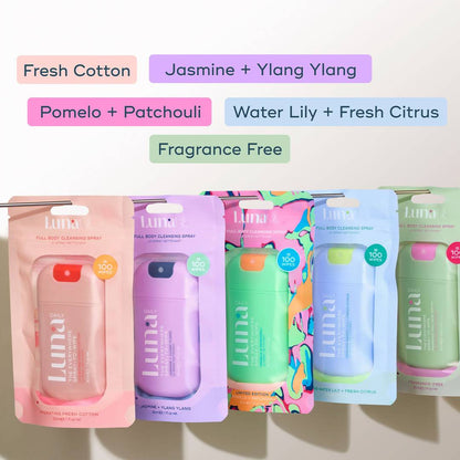 The Everywhere Spray-To-Wipe™ - pH-Balancing Body Cleansing Spray - Pomelo + Patchouli
