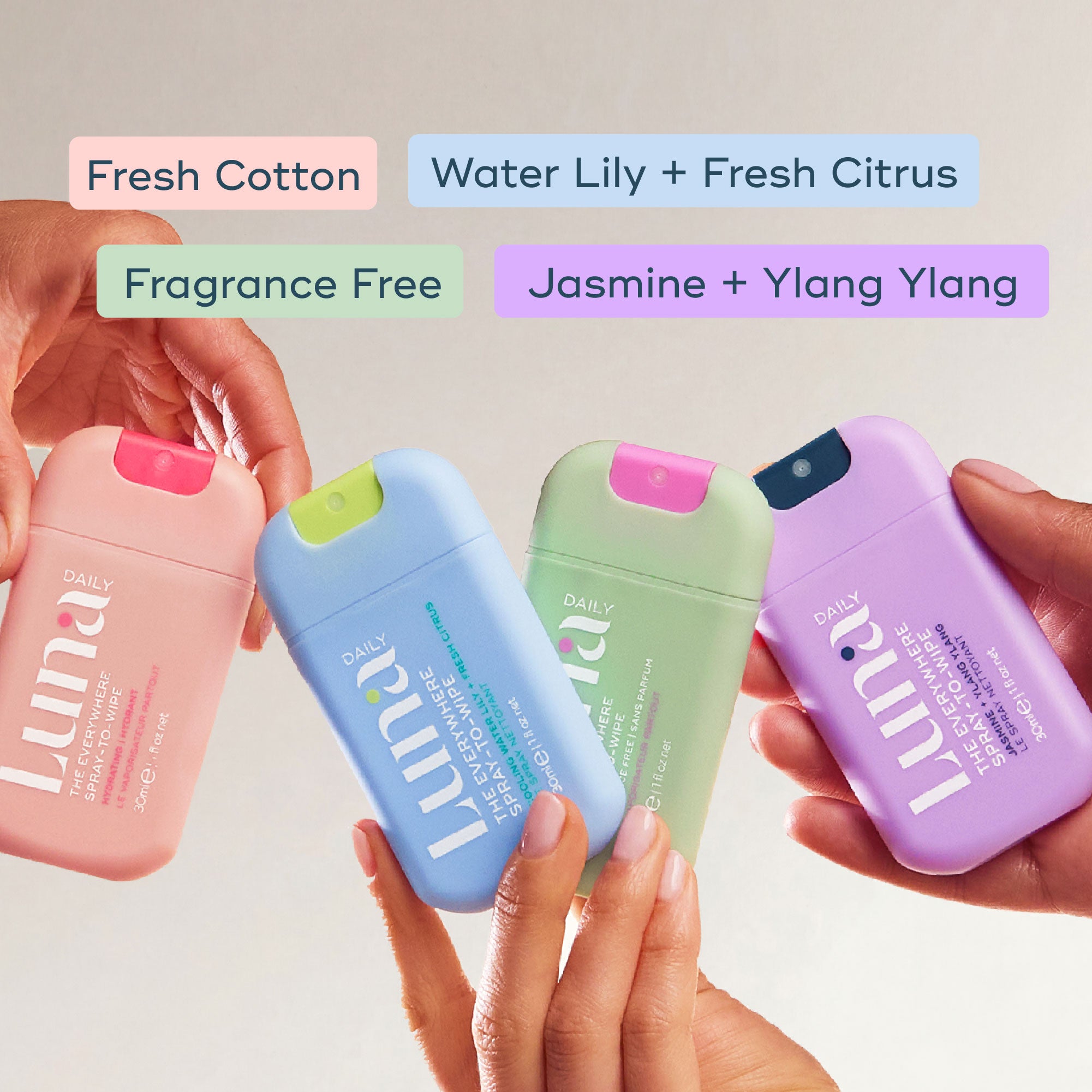 The Everywhere Spray-To-Wipe Mini - Hydrating Soft Cotton