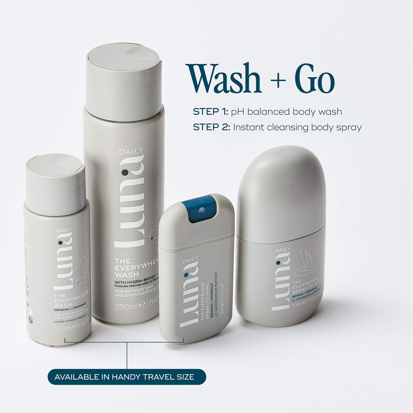 Luna Daily The Everywhere Wash Mini Wash