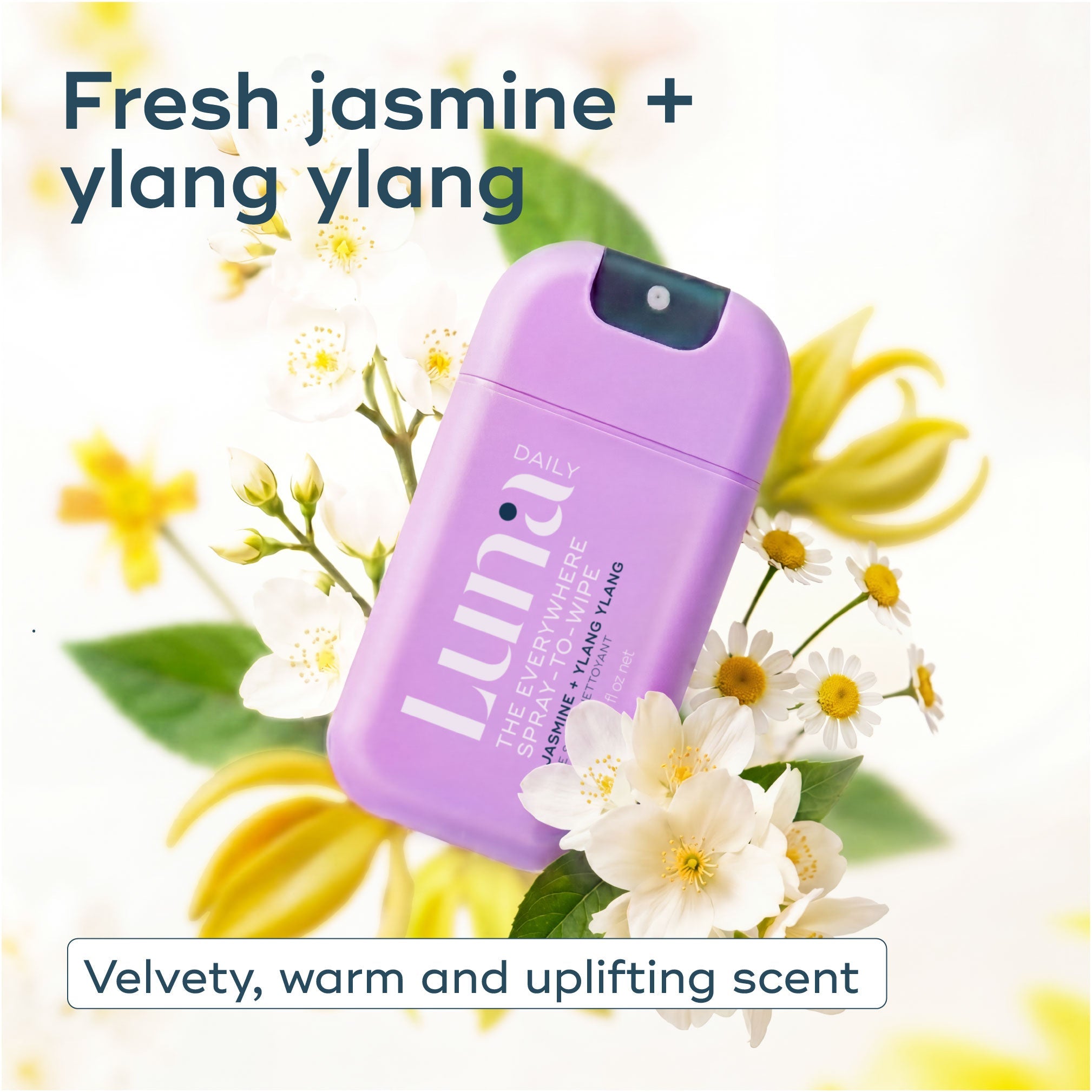 The Everywhere Spray-To-Wipe™ Mini – Jasmine + Ylang Ylang