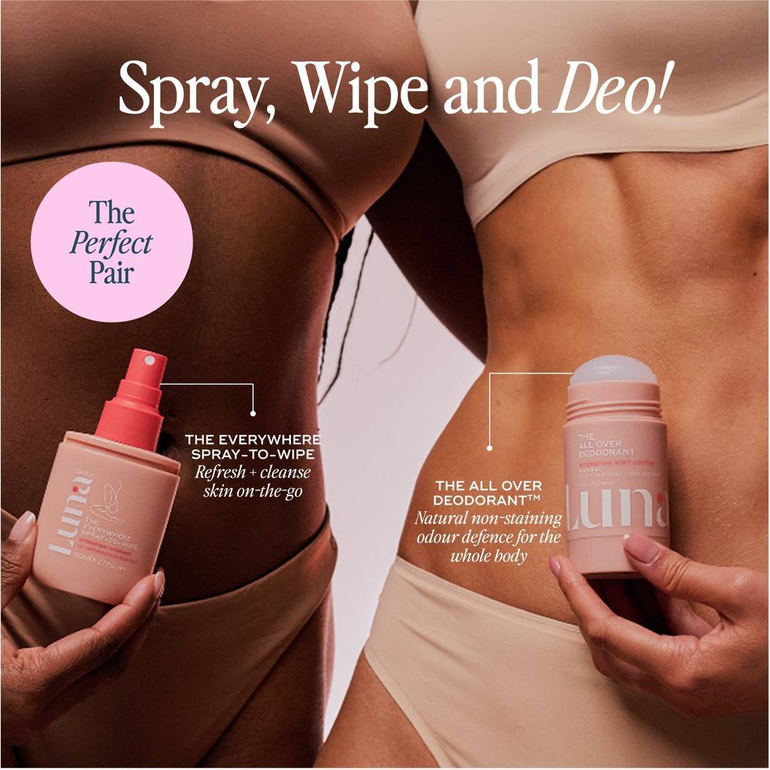 Body Odour Besties - The Hydrating All Over Deodorant™ + Hydrating Spray-To-Wipe